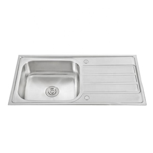 100x50cm nhà và nhà bếp fregaderos de cocina thương mại đồ nội thất rửa lưu vực bể Nước Nhà Bếp lưu trữ với drainboard - Product Image 5