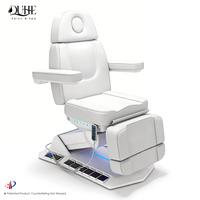 Lit de beauté blanc de haute qualité, fauteuil électrique pour soins du visage, lit d'esthéticienne, lit de massage inclinable, ensemble de traitement cosmétique pour spa et salon