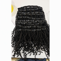 Ekstensi Rambut Mikro Locs Clip 0,1cm 100% Rambut Asli Manusia, Ekstensi Rambut Inter Locs Custom untuk Salon Grosir