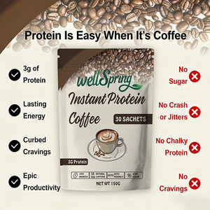 Café de Proteína Instantáneo OEM en Polvo 150g Sabor Arábica para <span class=keywords><strong>Keto</strong></span>, Apoyo Metabólico Diario, Suplemento al por Mayor - Product Image 4