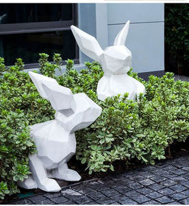 Sculptures de jardin modernes en bronze : Chien ballon, Élan, <span class=keywords><strong>Femme</strong></span> nue, Oiseau volant, Personnes, Grande sculpture métallique d'extérieur - Product Image 3