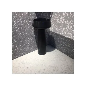 Nero Marquina Black Special Designed Stone Wash Basin Supply For Villa Hotel Bathroom