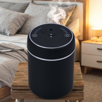 Purificateur d'odeur pour voiture rapidement éliminant l'ambiance romantique Dispositif de parfum numérique Fonctionnement sur batterie Système d'atomisation des huiles essentielles