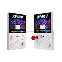 Consola de Juegos Portátil S Classic XF40V, Pantalla HD de 4'', Máquina de Videojuegos Linux RK3326, 4000mAh, Joystick RGB, WiFi, TF, XF40V Gamer