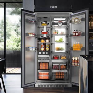 Réfrigérateur intelligent à double porte Artaus TK455 455L avec grand écran interactif - Product Image 1