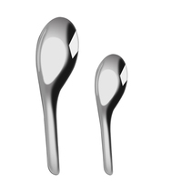 Ensemble de cuillères à soupe en acier inoxydable 304 argenté de qualité supérieure avec logo personnalisé couverts pour la gastronomie et les cadeaux d'affaires pour les mariages