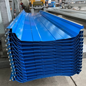 Lámina de Techo Galvanizada de Zinc Prepintada con Recubrimiento de Color <span class=keywords><strong>para</strong></span> Techos Lacados, Certificación BIS, Corte/Soldadura/Doblado 0.14-0.20mm - Product Image 1