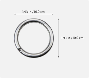 2 boyutu buzağı Weaner sağım dur burun halkası çiftlik boğa burun halkası inek çekiş burun daire eğitim taşıma için - Product Image 6