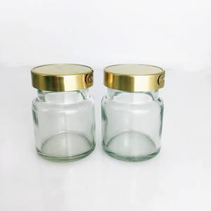 Transparent Vietnam <strong>Bird</strong> <strong>Nest</strong> Edible Glass Bottle 75ml Glass Jar With Easy Open Lid - Product Image 1