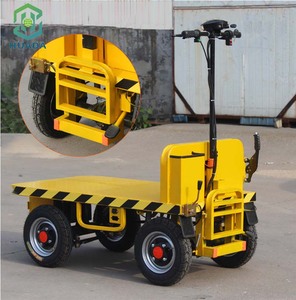 Troli Dorong Listrik Harga Pabrik <span class=keywords><strong>4</strong></span> Roda Gerobak Taman Platform Troli Kecil - Product Image 6