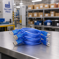 Kabel Data USB 30cm, Kabel Bentuk Kotak, Kabel Data MICRO, Kabel Data MINI, Kabel Data TYPE-C