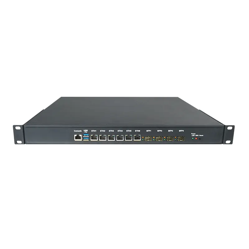 Piesia 12 세대 미니 PC LGA1700 H610 H670 6 * LAN 4SFP 10G 산업용 방화벽 네트워크 보안 서버 PC 서버 용 무선
