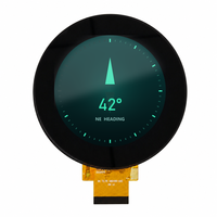 Écran LCD TFT rond de 2,76 pouces en gros, 480x480, tactile capacitif, pour borne de recharge de véhicules électriques, lisible en plein soleil, OEM ODM