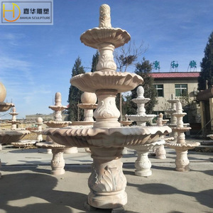 Fontaine en pierre Jiahua, décoration de jardin traditionnelle, style colonne, durable, pour l'extérieur - Product Image 4