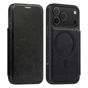 เคสหนังแม่เหล็กแบบพับได้สำหรับ iPhone 17 Pro Max พร้อมช่องใส่บัตร ป้องกันอย่างดี มีสินค้าพร้อมส่ง ขายส่ง - Product Image 5