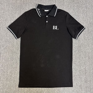 Camiseta de Alta Calidad, 100% Algodón Grueso, Camisetas Bordadas para Hombre, Polo - Product Image 1