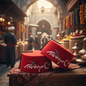 Tradizionale Nappa Pouf-<span class=keywords><strong>Turco</strong></span> Fez <span class=keywords><strong>Cappello</strong></span> di Colore Rosso Da Turchia - Product Image 3