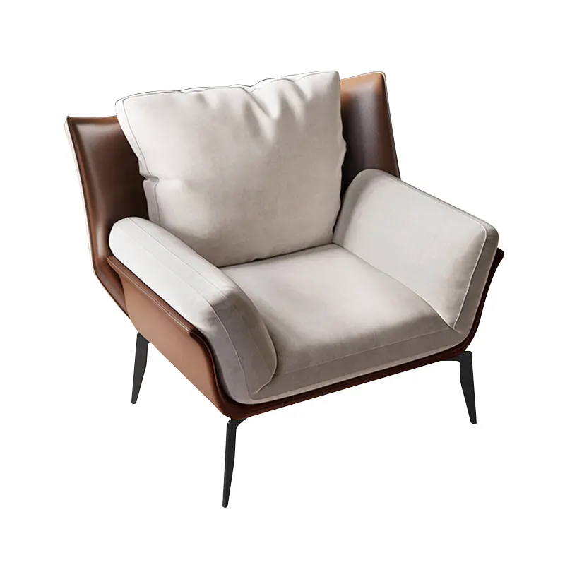 Nouveau design moderne chaise de loisirs en cuir grande taille chaise de salon haut de gamme chaise de luxe pour salon