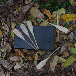 Sunshine Hemu Wooden Spatula Acacia Wood Long Handle Nonstick For Stir Frying Salad Mixing - Product Image 2