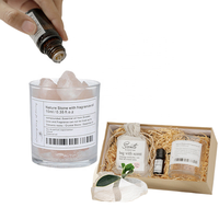 Lilin Wangi Tahan Lama dengan Aroma Bersih, Bentuk Bunga Kristal Premium, Aromaterapi Elegan untuk Dekorasi Rumah, Kamar Tidur, dan Kantor yang Menenangkan.