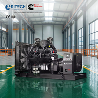 Generador Diésel Ritech de 250 KVA, 200 KW, Eléctrico, Silencioso, de Bajo Precio, Trifásico, de 250 KVA, Sistema de Alimentación de Reserva