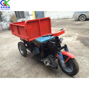 Convoyeur de briques et de terre utilisé dans la construction, camion benne de transport 8 CV pour le charbon et la pierre destiné à l'exploitation minière. Tricycle de fret Tri - Product Image 5