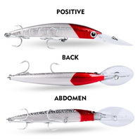 Señuelo de Pesca Flotante Tipo Minnow TOPLURE de 27g y 170mm, Señuelos Duros con Ojos 3D, Cebo Artificial para Agua Dulce y Salada