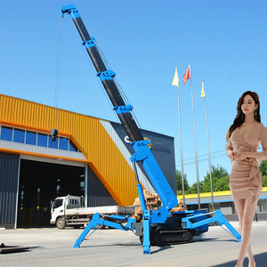 Narrow Space Wireless <b>Remote</b> <b>Control</b> 9.2m 3tons Mini <b>Spider</b> Crawler Crane for Sale - Product Image 2
