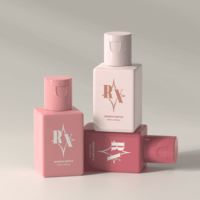 Botol Lotion Plastik HDPE Kosong 30ml Ukuran Kecil Botol Krim Tabir Surya Botol Serum Minyak dengan Tutup Ulir