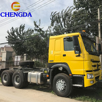 SINOTRUCK-camión Tractor de segunda mano, camión de 6x4 371hp