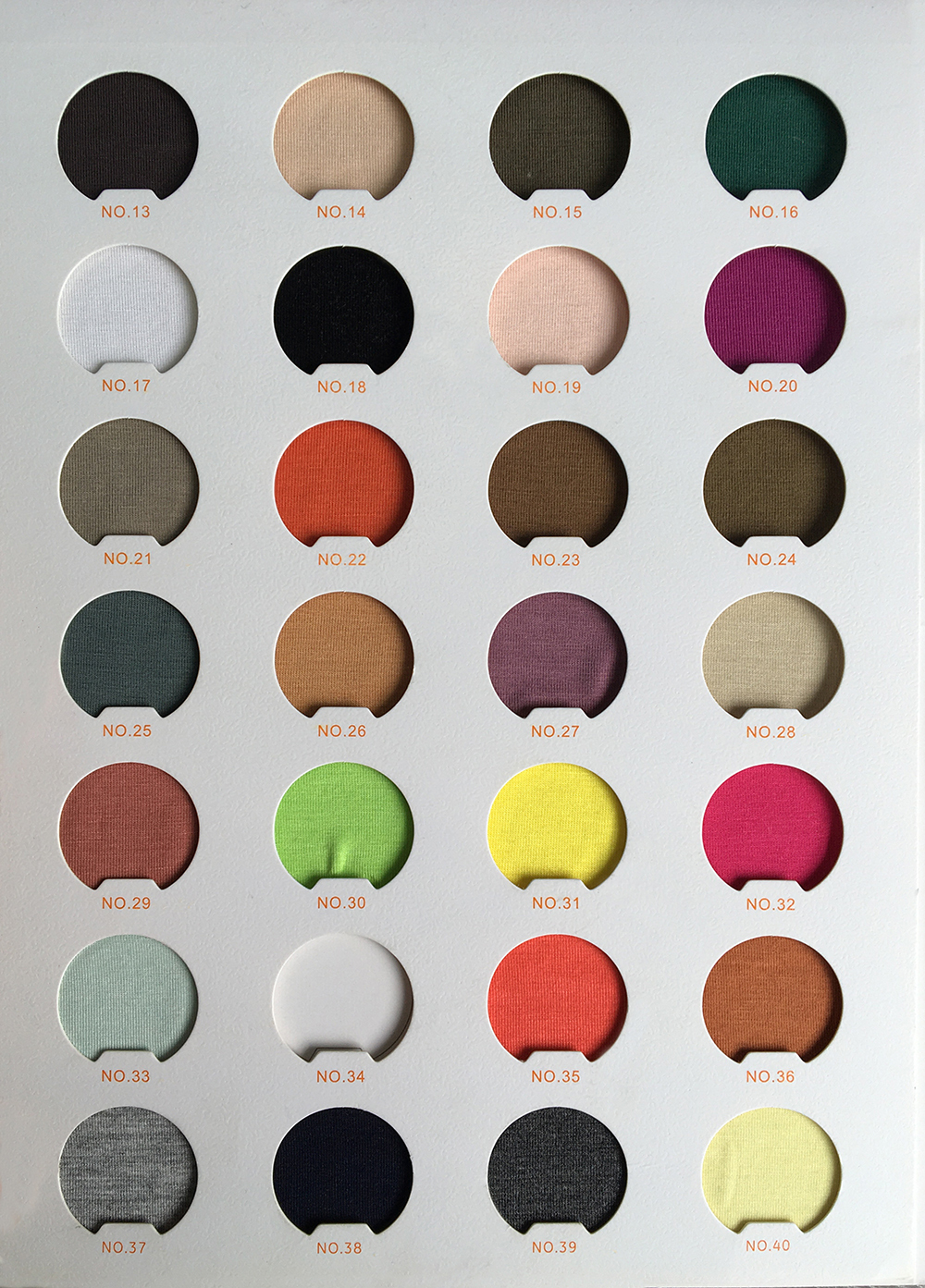 Colori disponibili