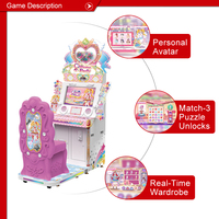 Machine de jeu d'arcade de correspondance de vêtements pour enfants à pièces d'intérieur