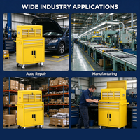 Armoire à outils mobile à 8 tiroirs OEM, en acier de 1,0 mm pour atelier de réparation automobile