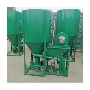 Mezcladora vertical pequeña para pienso de aves, mezcladora de pienso para ganado, vagón mezclador de pienso/granulador de grano para animales - Product Image 5