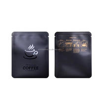 Small Mini Packet Sachet Instant Coffee Sample Packaging 3 Side Seal Aluminum Foil Tea Drip Coffee Bag Sachet