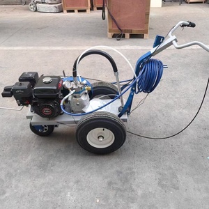 6HP vỉa hè đánh dấu Dòng máy cho cộng đồng công viên nhựa theo dõi nhỏ tay đẩy lạnh đường dung môi Thiết bị đánh dấu đường - Product Image 1