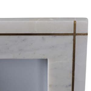 ELEVARRE Marble <b>Picture</b> <b>Frame</b> 5x7 Inches <b>Gold</b> Trim Modern Home Decor - Product Image 6