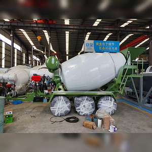 Semi Remolque Tanque Mezclador de Hormigón 3m3 Diesel Hidráulico A Granel Cuerpo Remolcable Plataforma Alta Capacidad de Carga Industrial Usado Nuevo Producto - Product Image 5