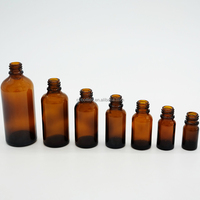 Offre Spéciale – Flacons Ronds Marron de Qualité Supérieure pour Huiles Essentielles (5ml, 30ml, 50ml) avec Pompe et Bouchon Compte-gouttes pour Lotion et Cosmétiques – Vente en Gros