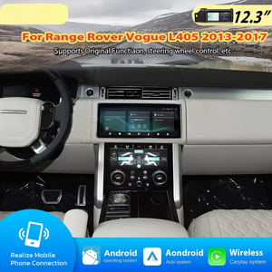 Radio para Auto Android de 12.3 Pulgadas para Range Rover Vogue L405 2013-2017, Pantalla de <span class=keywords><strong>Aire</strong></span> <span class=keywords><strong>Acondicionado</strong></span>, Panel de <span class=keywords><strong>Aire</strong></span> <span class=keywords><strong>Acondicionado</strong></span>, Sistema Dual, Navegación GPS, Volante a la Izquierda - Product Image 2