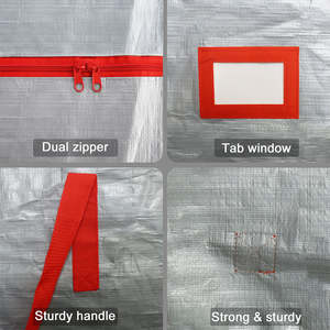 Large Capacity Moving House <strong>Storage</strong> <strong>Bag</strong> Extra Large Pp Woven Canvas Duffel <strong>Bag</strong> Travel Big <strong>Christmas</strong> <strong>Tree</strong> Gift <strong>Storage</strong> <strong>Bag</strong> - Product Image 6