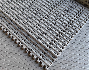 600 nhựa Modular vành đai có thể nước giải khát băng tải POM phẳng Top chống trượt Modular chuỗi, 12.7 mét Pitch - Product Image 6