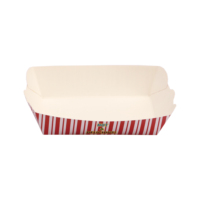 Plateau de papier de repas ovenable de forme personnalisée haute définition