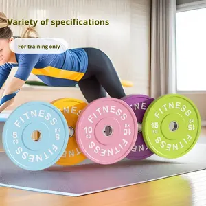 أوزان بلاستيكية مطاطية على شكل ماكارون لمعدات رفع الأثقال، أوزان دمبل للتمارين الرياضية المنزلية - Product Image 4