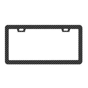 Protector de Matrícula de <span class=keywords><strong>Coche</strong></span> de Lujo con Diseño Patentado de 2 Orificios, Distancia entre Orificios de 177 mm y Marco con Aspecto de Fibra de Carbono - Product Image 6