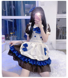 Robe de soirée bleu Halloween pour femme adulte, Anime Alice Adventure, déguisement Cosplay - Product Image 4