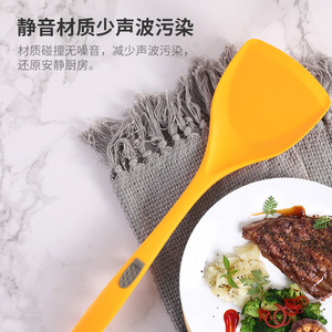 Spatule en silicone antiadhésive, résistante à la chaleur, de qualité alimentaire, cuillère de cuisine réutilisable - Product Image 1