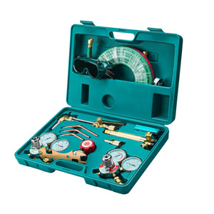 Ensemble de chalumeaux oxyacétyléniques avec régulateur et tuyau pour oxygène, acétylène, propane, usage industriel WQ 01 - Product Image 3