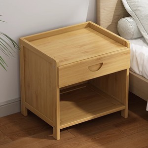 <b>Small</b> bedside table, modern minimalist storage rack, 2026 new style, light luxury and high-end home bedroom storage <b>cabinet</b> - Product Image 1