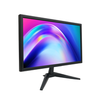 Monitor LED LCD de Escritorio Negro Reacondicionado de 15/17/19/22/24/27 Pulgadas para Negocios, Estudio y Oficina